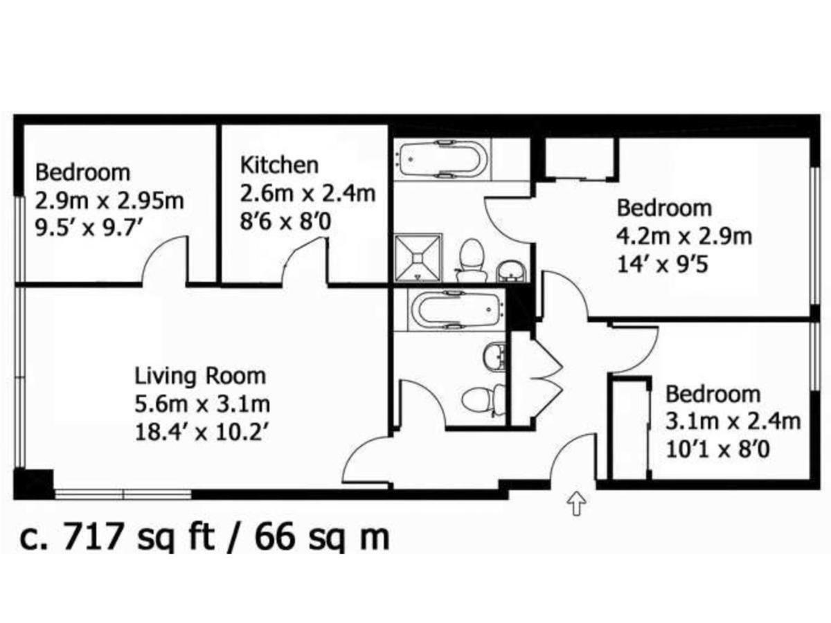 Superb Central Modern 3Bed 2Bath With Wifi, Trendy Fitzrovia W1 By Oxford Street Affable Informative Host ลอนดอน ภายนอก รูปภาพ